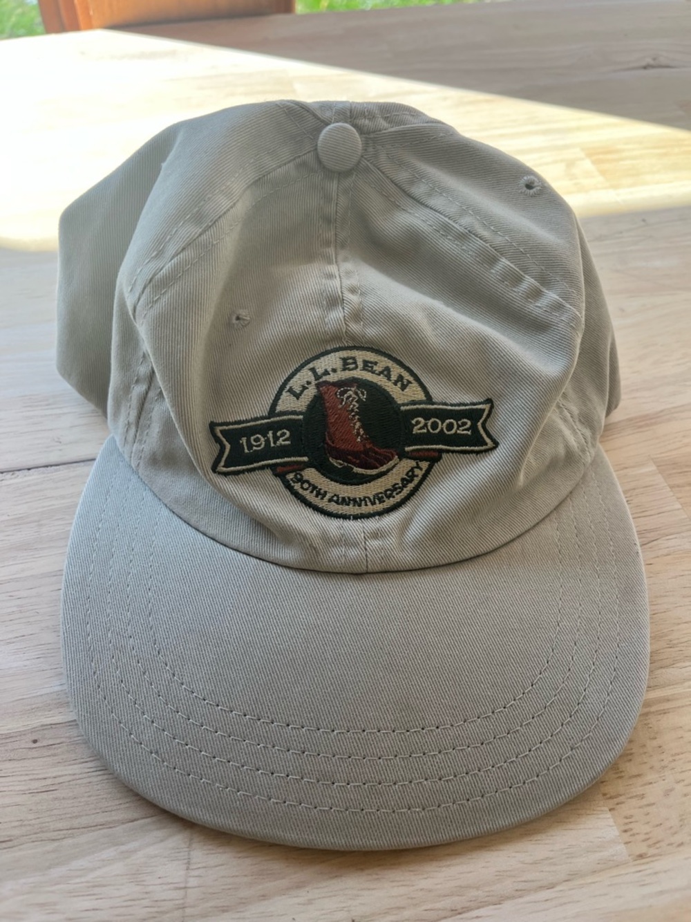 L.L. Bean Men’s Khaki 2002 90th Anniversary Hat
